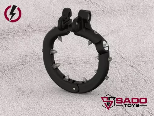 Spiked Base Ring E Front Spiked Base Ring E Front