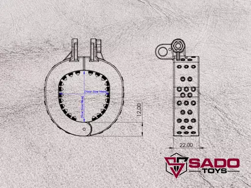 Wide Base Ring Drawing