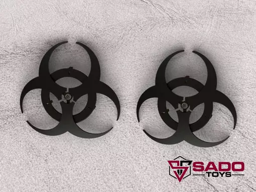 Bra Cups Biohazard Front Bra Cups Biohazard Front