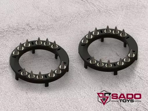Bra Cups Circle Spikes Bra Cups Circle Spikes