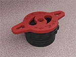 Force Smoking Valve Black-Red small Force Smoking Valve Black-Red small