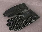 Spiked Gloves All-Black small Spiked Gloves All-Black small