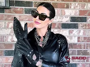 Spiked Gloves - Mistress Damazonia 15