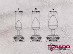 Spiked Plug Sizes small Spiked Plug Sizes small